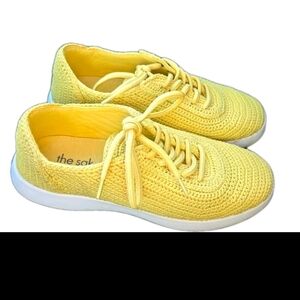 The Sak Women's Yellow Knit Sneakers